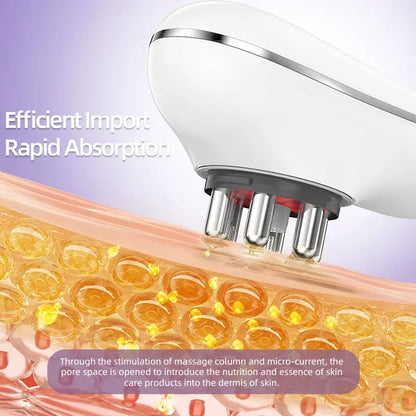 Body Sculpting Massager | 5-in-1 Cellulite Massager with Suction, Microcurrent, LED Light & Lymphatic Drainage