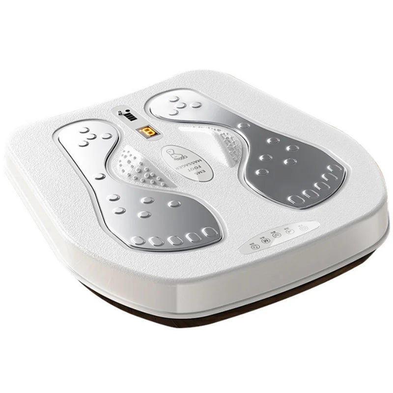 EMS Foot Massager with Heat and Remote | Adjustable Foot Stimulation Machine with Multiple Modes and Intensity Levels