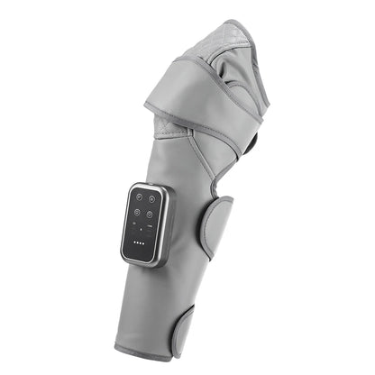 Calf and Knee Massager with Heat and Air Compression | Cordless Leg Wrap with 3 Heat Levels and Adjustable Pressure