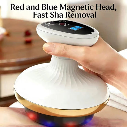 Electric Cupping Massager with Heat | Heated Suction Scraping Massage Device for Muscle Tension Relief