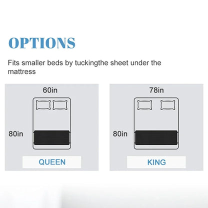 Grounding Mattress Pad | Earthing Bed Sheet with Conductive Cotton Surface for Queen & King Mattresses