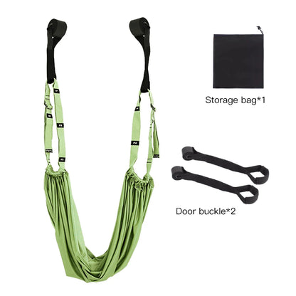 Aerial Yoga Strap | Adjustable Stretching Belt for Splits, Backbends, Inversion & Flexibility Training
