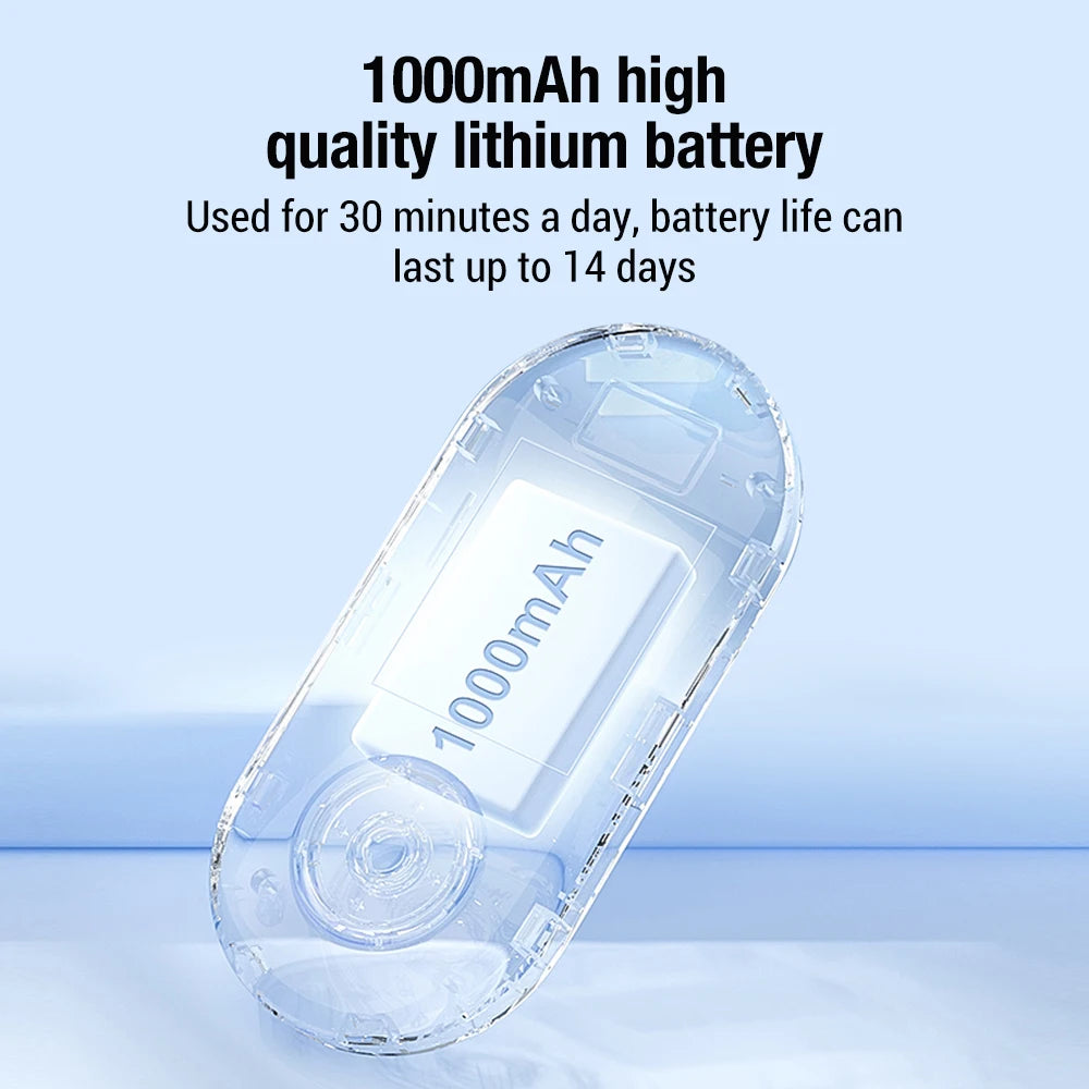CES Sleep Aid Device | Cranial Electrotherapy Ear Clip Relaxation Device with 9 Intensities & USB-C Charging