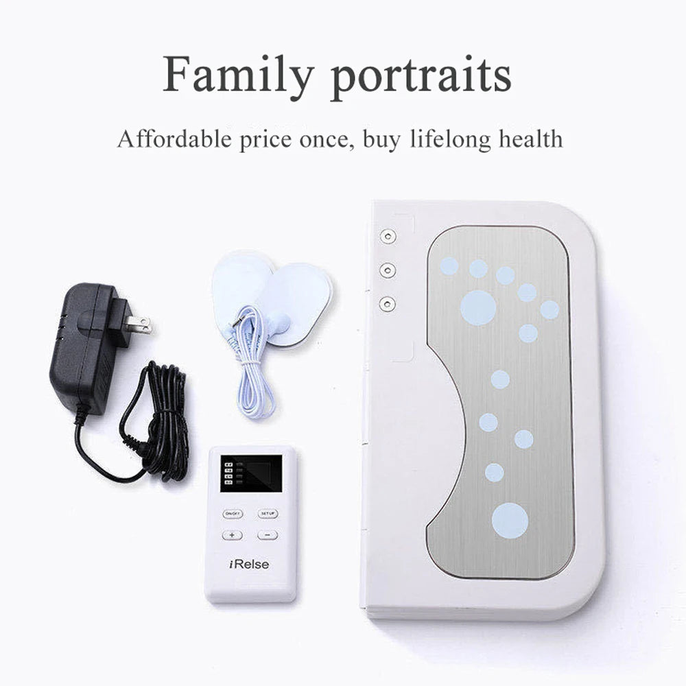EMS and TENS Foot Massager Mat with Heat | 3 Heat Levels, Adjustable Intensity, LCD Control & Foldable Design