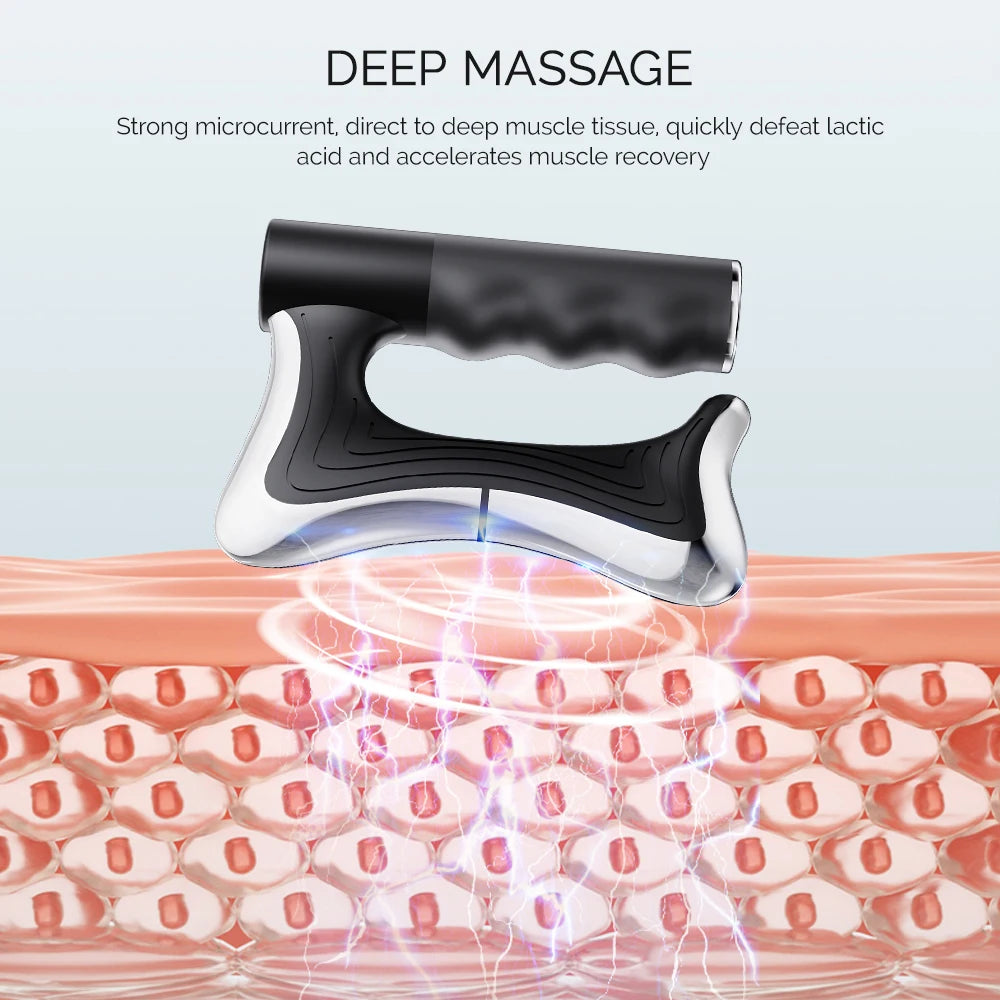 Fascia Scraping Tool Massager | Electric Muscle Scraper with Heat, High-Frequency Vibration & Adjustable Temperature