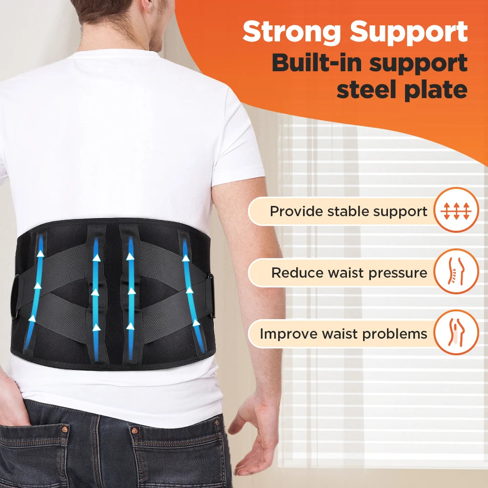 Cordless Red Light Belt with Heat and Vibration | 100 LEDs, 5 Heat Levels, 3 Massage Speeds, 5000mAh Battery & Lumbar Support