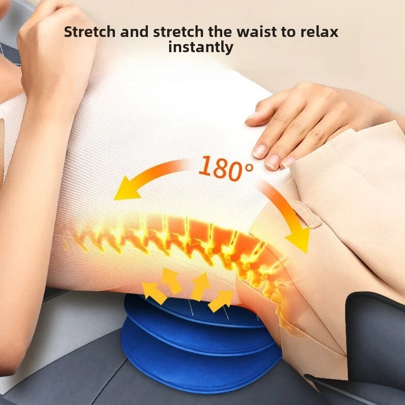 Full Body Massage Mat with Heat and Air Compression | Neck, Back & Lumbar Traction Massager with Vibration and Remote