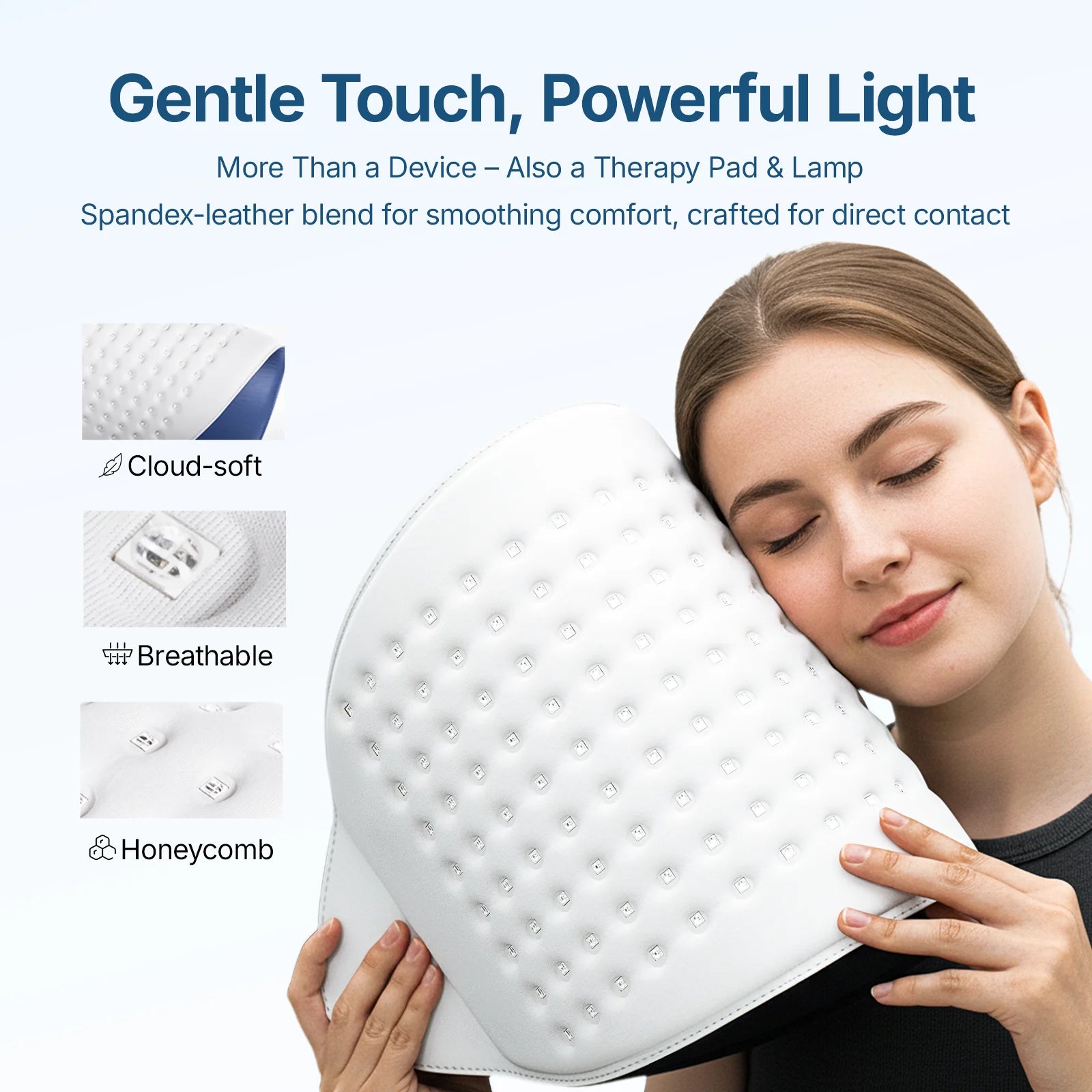 LED Light Therapy Mask | 720-Chip Red Blue Near Infrared Face & Body Skin Care Device with 4 Modes