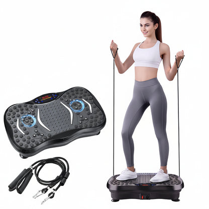 Vibration Plate Exercise Machine | Bluetooth Full Body Shaker with Speed Programs & Foot Massage Pedal