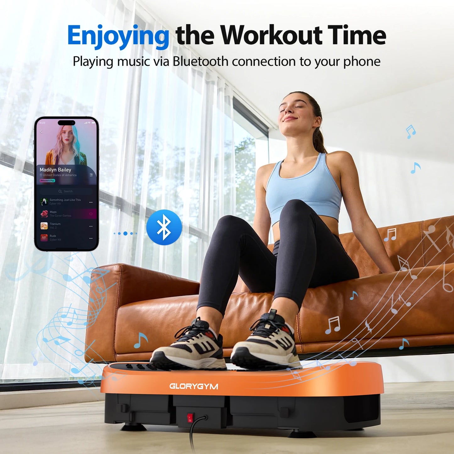 Vibration Plate Exercise Machine | Whole Body Shaker with 120 Speeds, 330 lb Capacity & Non-Slip Platform