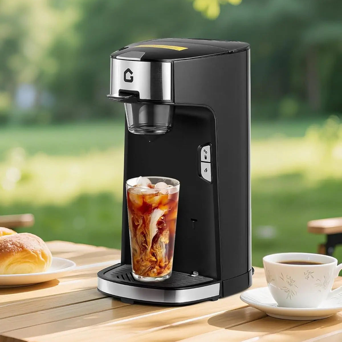 Single-Serve Coffee and Tea Maker for Cup-Style Pods, Grounds and Loose Tea
