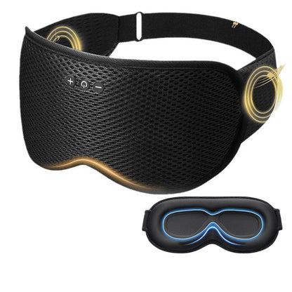 Sleep Headphones Eye Mask | Bluetooth 3D Blackout Sleeping Mask with Wireless Audio, Ultra-Thin Speakers & Adjustable Fit