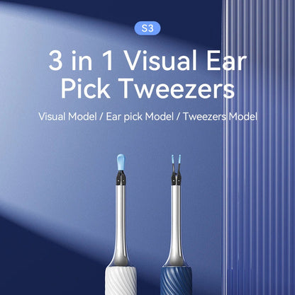Ear Wax Removal Tool with 12MP Camera | Wi-Fi Ear Cleaner and LED Otoscope for iPhone and Android with Ear Picks