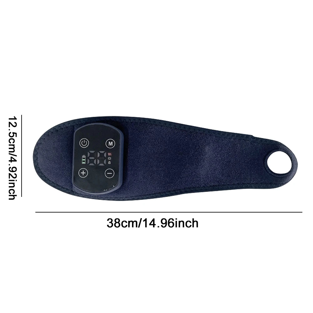 Wrist Massager with Heat | Cordless Heated Wrist Brace with Vibration, 5 Heat Levels & Adjustable Fit