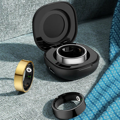 Smart Health Ring | Heart Rate & SpO₂ | Skin Temp | Sleep & Fitness Tracker | Waterproof