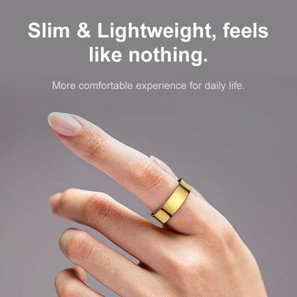 Smart Health Ring | Heart Rate & SpO₂ | Skin Temp | Sleep & Fitness Tracker | Waterproof