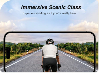Smart Indoor Cycling Bike with 15 lb Flywheel | Quiet Belt Drive, Bluetooth App Sync, LED Monitor & 300 lb Capacity