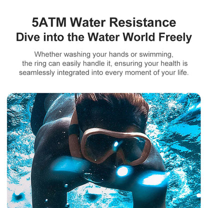 Smart Fitness Ring with Rotating Spinner | Heart Rate, Sleep and Activity Tracking, 60-Day Battery, App Sync & Charging Case