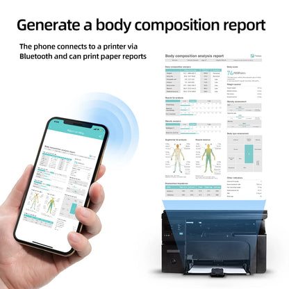 8-Electrode Smart Body Composition Scale with Dual-Frequency BIA | 59 Metrics, Wi-Fi, Bluetooth, TFT Display & 400 lb Capacity