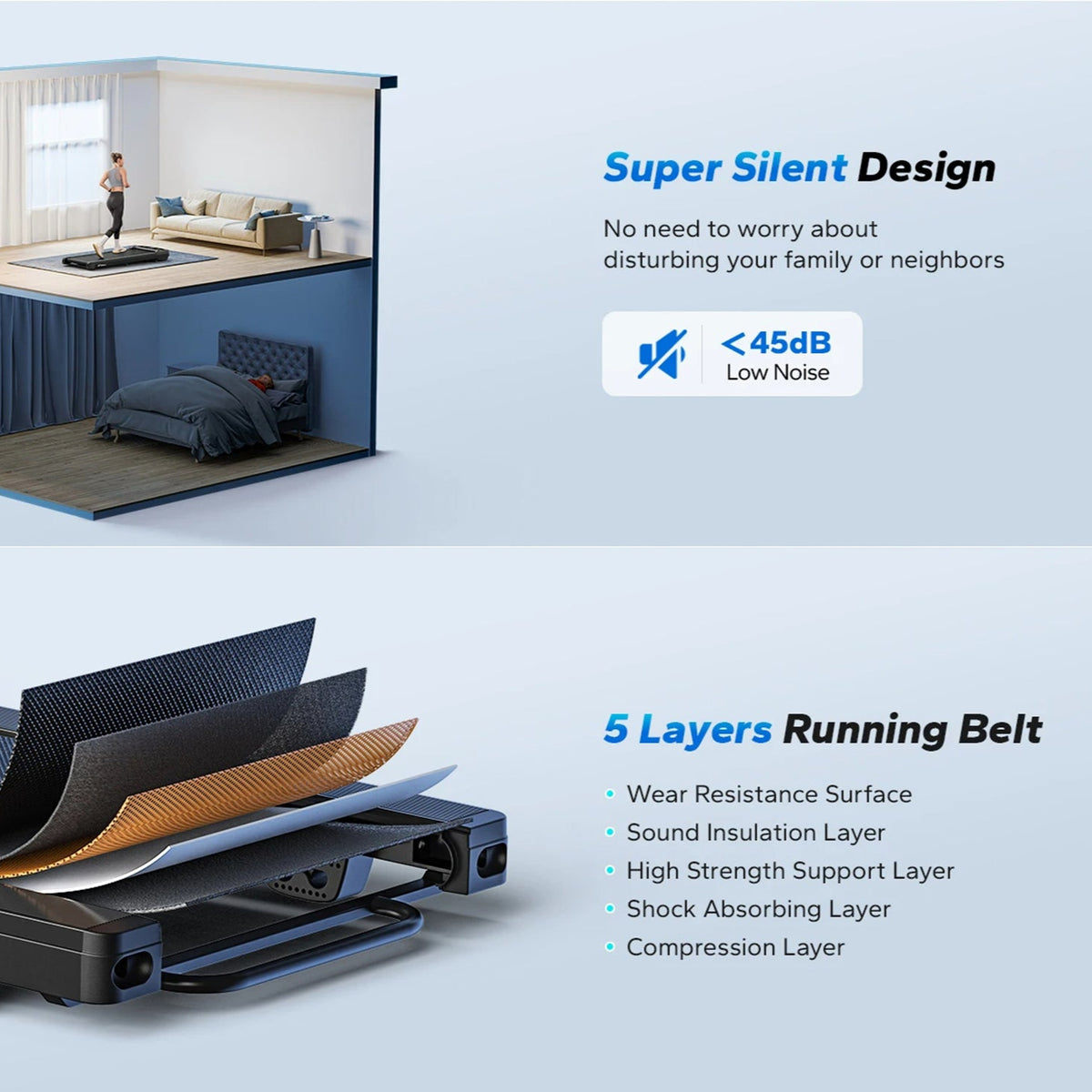 Under Desk Walking Pad with 9% Auto Incline, Remote and Bluetooth