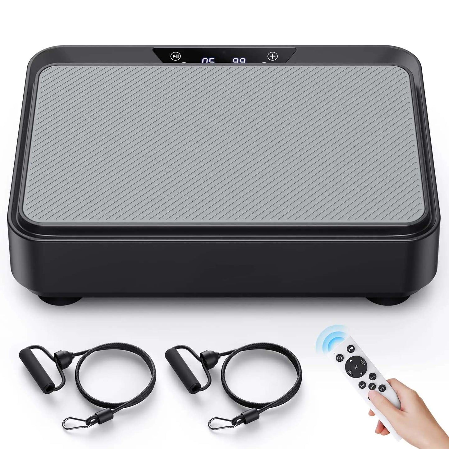 Vibration Plate Exercise Machine | Mini Full Body Vibration Platform for Fat Burning, Pain Relief & Sleep Support | 99 Speeds + Remote