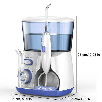 Professional Oral Irrigator | 1800 Pulses/min, 800ml Tank, 5 Tips & Adjustable Pressure | Electric Water Flosser for Braces, Implants & Gum Health