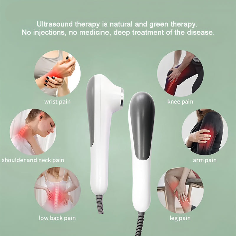 Ultrasound Therapy Machine 1MHz for Pain Relief | Portable Physiotherapy Device for Arthritis, Joint & Muscle Recovery with 3 Power Levels