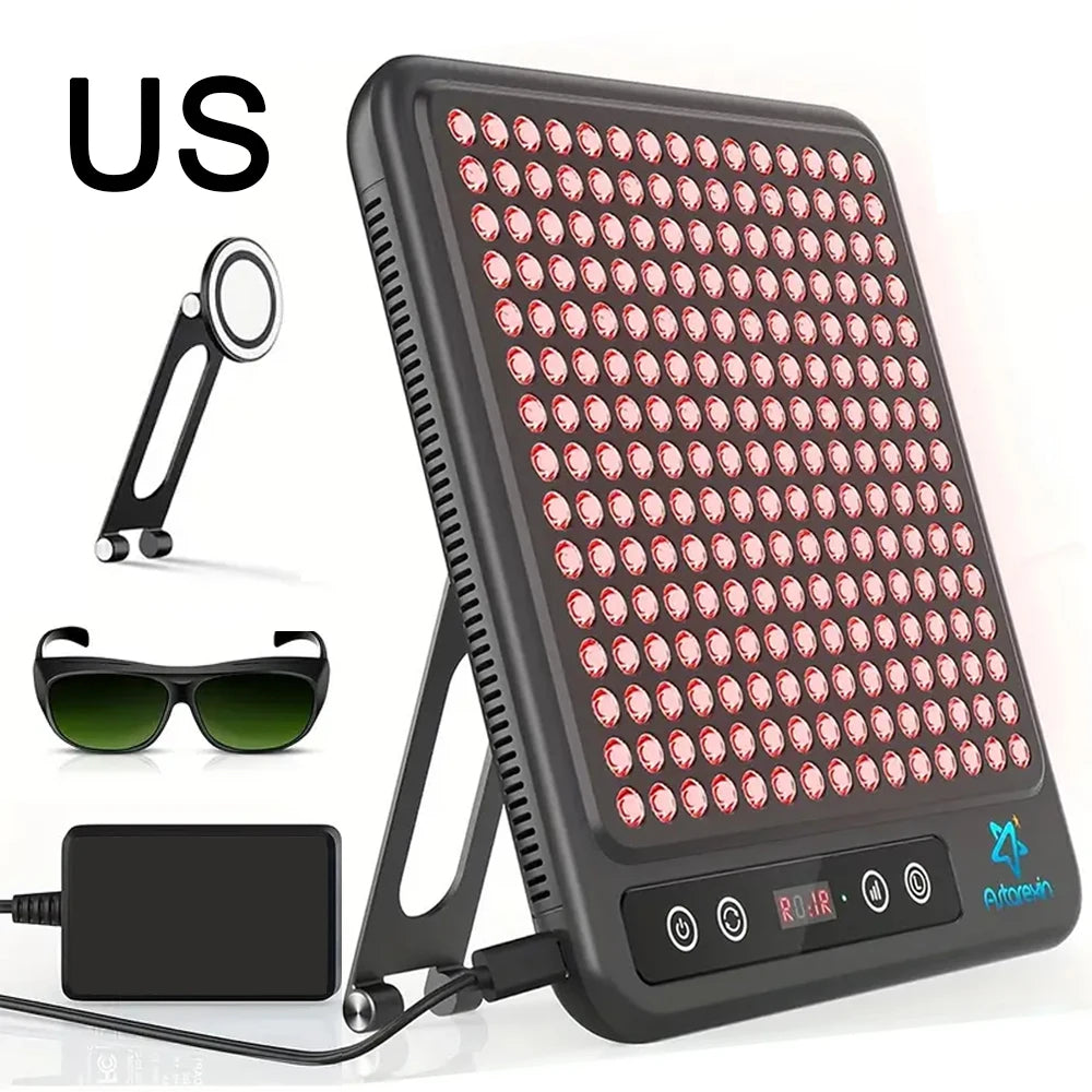 Red Light Therapy Panel | 660nm 850nm Near Infrared Light Therapy Lamp for Face, Body, Skin Care & Wellness