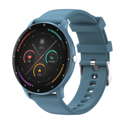 Smartwatch with Bluetooth Calling | Heart Rate & Sleep Tracker | 1.39” HD Screen | IP67 Waterproof | Compatible with Android & iOS Blue