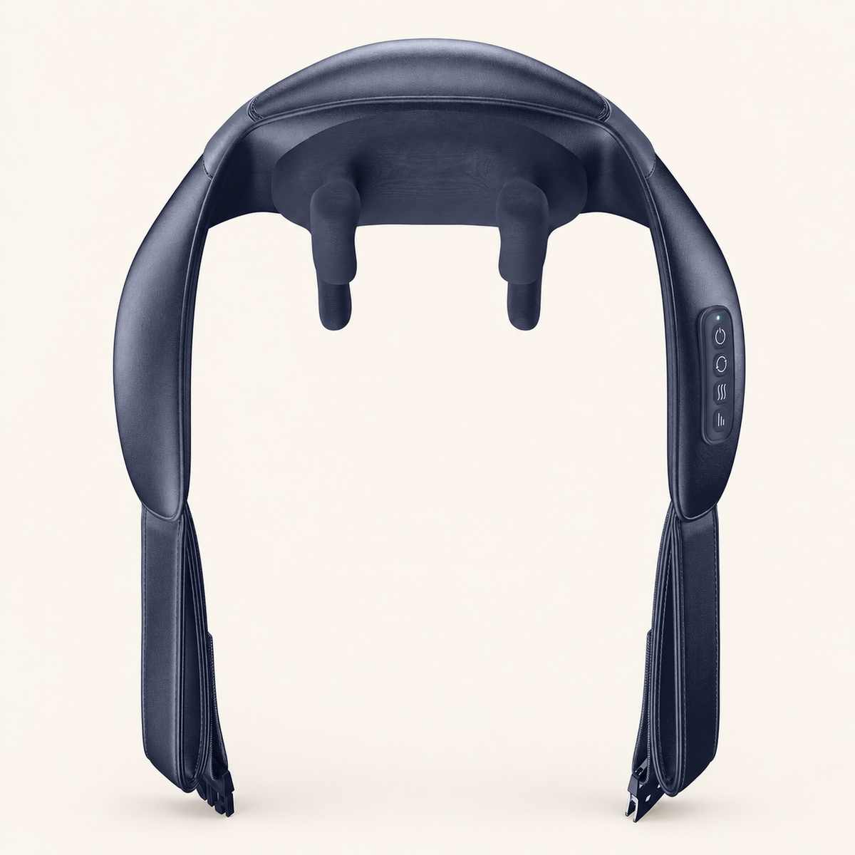 Cordless Neck and Shoulder Massager with Heat, Shiatsu Kneading, 6 Nodes Blue