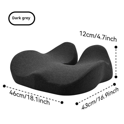 Extra Thick Memory Foam Seat Cushion | Ergonomic Office Chair Cushion for Coccyx, Hip and Tailbone Support