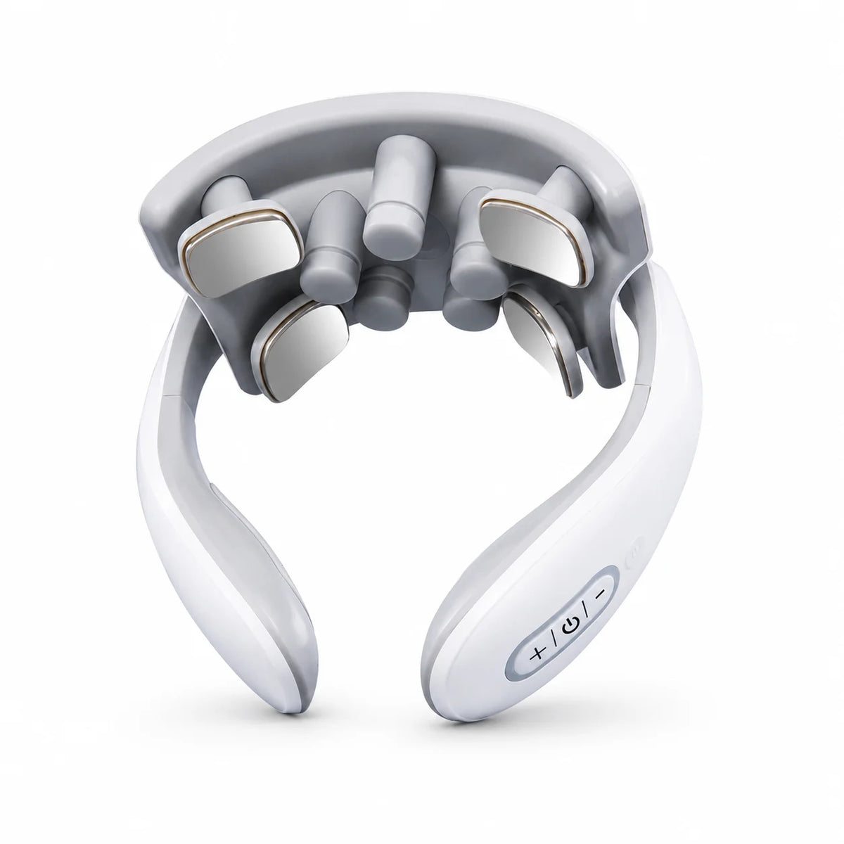 Wearable Neck Massager with Warmth and On-Device Controls