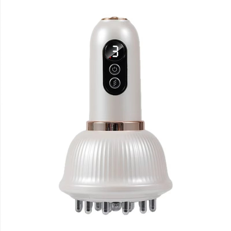 Lymphatic Drainage Massager | Anti Cellulite Body Massager for Legs, Thighs, Belly, Arms & Waist White