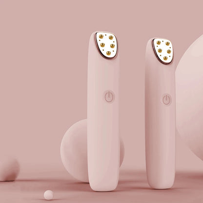 RF EMS Eye Massager Pen with Red Light and Heat | 3 Modes, 8,000 Vibrations/Min, USB Rechargeable & 3-Minute Timer