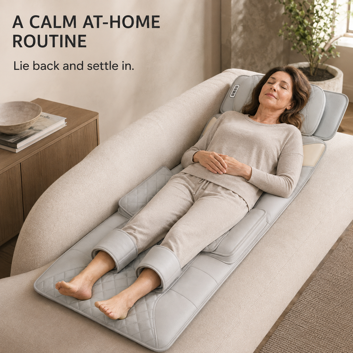Full Body Massage Mat with Heat, Neck Kneading and Air Compression
