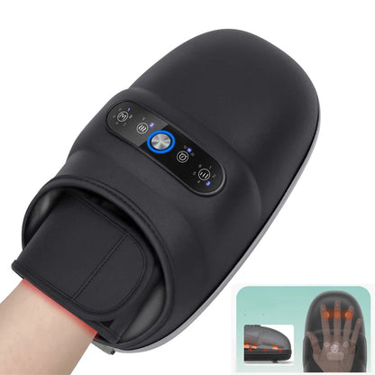 Cordless Heated Hand Massager | Air Compression Hand Massage Machine | Heat Therapy & 6 Modes for Relaxation & Comfort