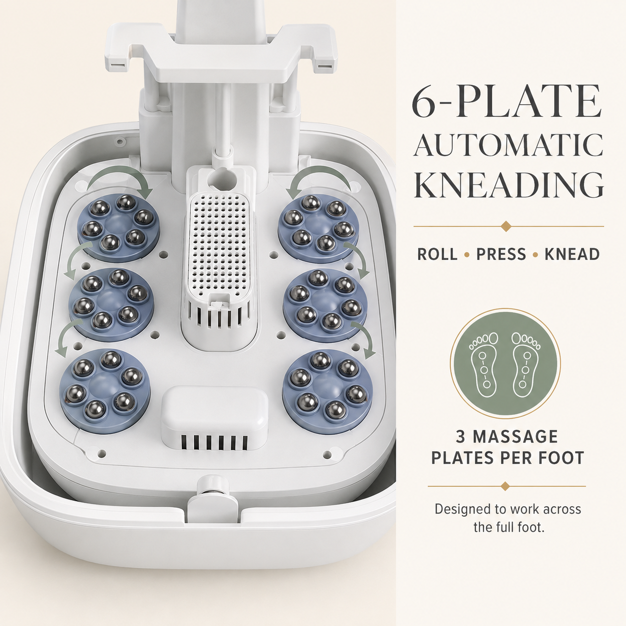Motorized Foot Spa Bath Massager with Heat, Automatic Rollers, Water Jets, Temperature Control and Remote for Home Use