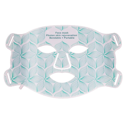 LED Face Mask with Neck Light Therapy | 8-Color Red Light Therapy Mask for Skin Firming, Wrinkles & Acne Care