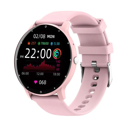 Smartwatch with Bluetooth Calling | Heart Rate & Sleep Tracker | 1.39” HD Screen | IP67 Waterproof | Compatible with Android & iOS Pink