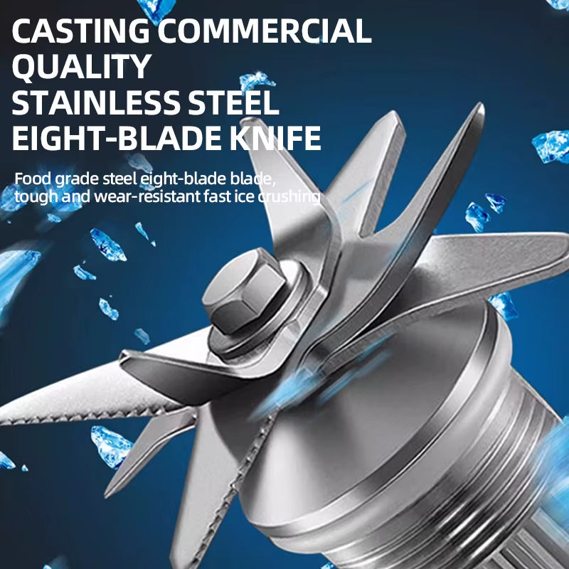 Professional Blender 2400W | 25,000 RPM, 68oz Pitcher, Grinder Jar, 6-in-1 Kitchen Power