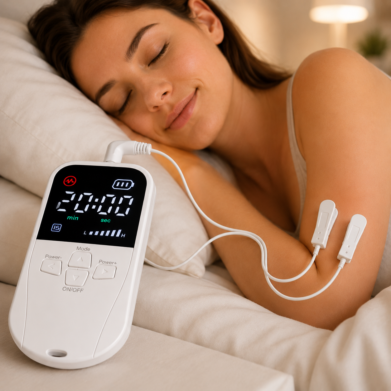 CES Sleep Aid Device | Vagus Nerve Ear Clip Stimulator for Insomnia, Relaxation & Stress Relief
