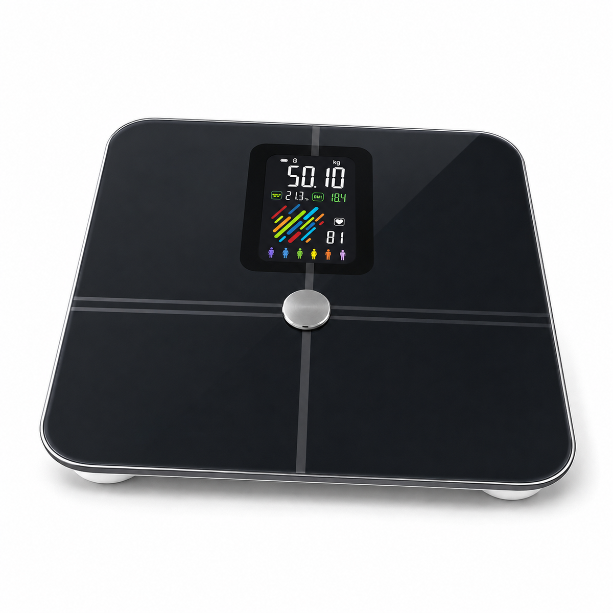 Smart Body Composition Scale with Bluetooth, Large Color Display and 400 lb Capacity
