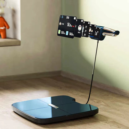 8-Electrode Smart Body Composition Scale with Dual-Frequency BIA | 59 Metrics, Wi-Fi, Bluetooth, TFT Display & 400 lb Capacity