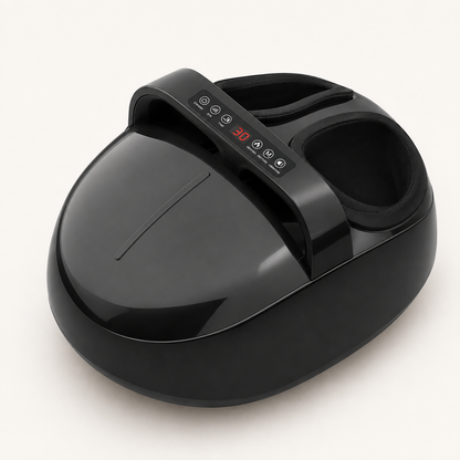 Shiatsu Foot Massager with Heat and Air Compression | 5 Modes, 9 Intensity Levels, LCD Display & Remote Control